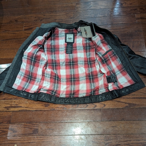 BNWT Harley Davidson Riding Leather Jacket - Large - Picture 6 of 15